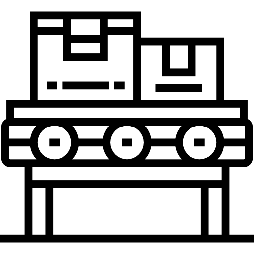 Conveyor Detailed Straight Lineal icon