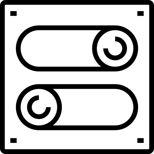 스위치 Detailed Straight Lineal icon