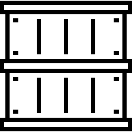 容器 Detailed Straight Lineal icon