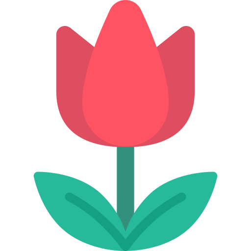 tulipe Basic Miscellany Flat Icône