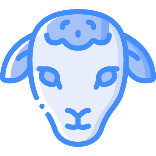 Sheep Basic Miscellany Blue icon