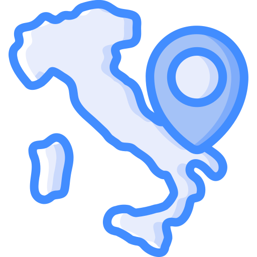 Italy Basic Miscellany Blue icon