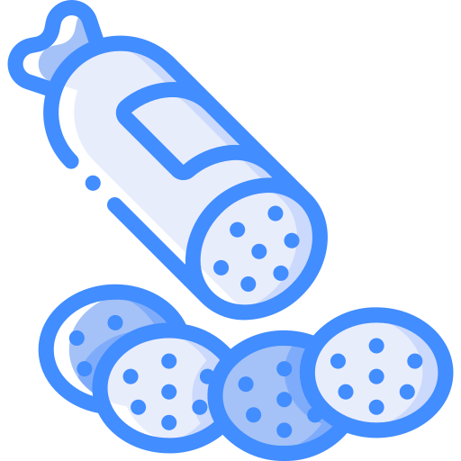 salami Basic Miscellany Blue icoon