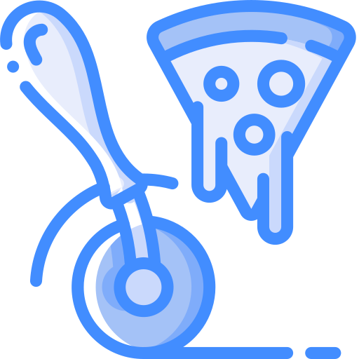 couteau à pizza Basic Miscellany Blue Icône