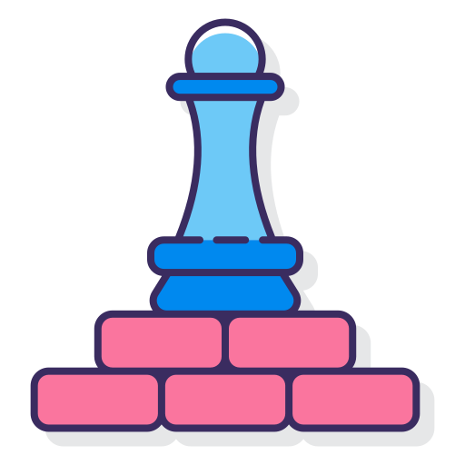 Chess piece Flaticons Lineal Color icon