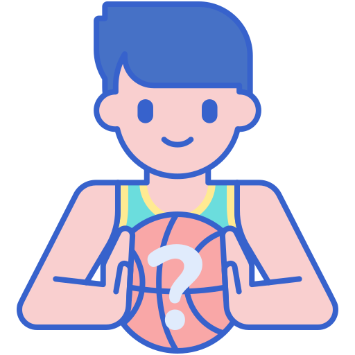 Баскетболист Flaticons Lineal Color иконка