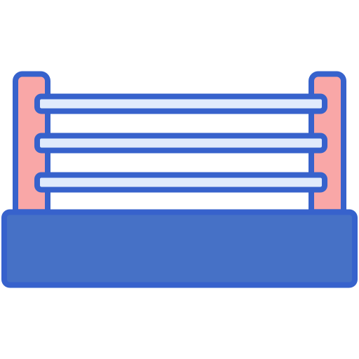 ring bokserski Flaticons Lineal Color ikona