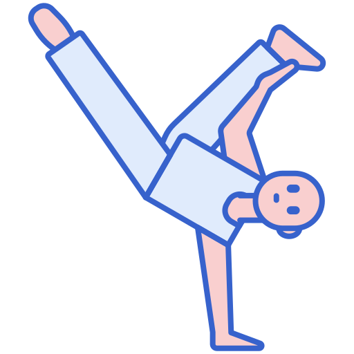Capoeira Flaticons Lineal Color icon