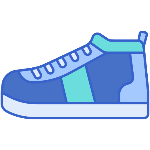 運動靴 Flaticons Lineal Color icon