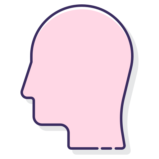 Head Flaticons Lineal Color icon