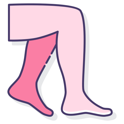 noga Flaticons Lineal Color ikona