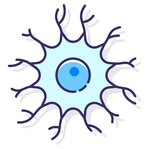 neuron Flaticons Lineal Color ikona