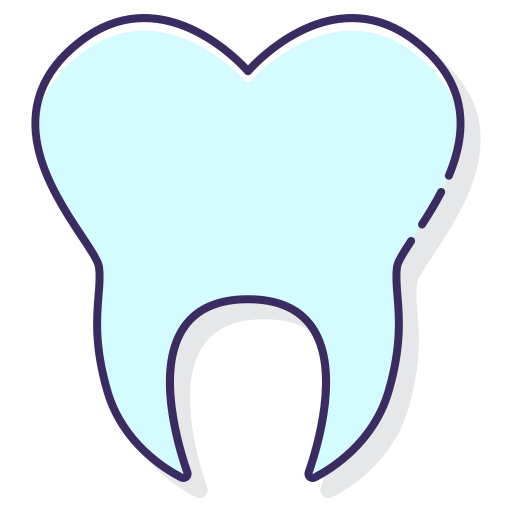 dente Flaticons Lineal Color icona