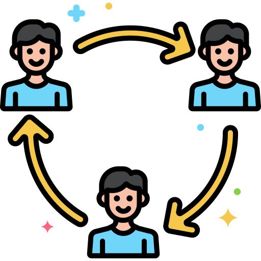 Collaboration Flaticons Lineal Color icon