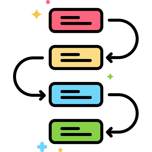 schema del progetto Flaticons Lineal Color icona