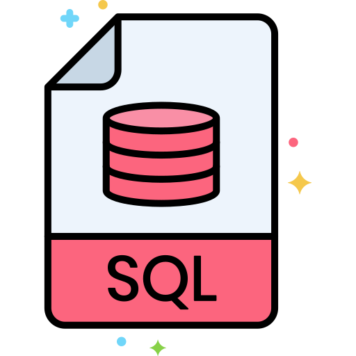 sql Flaticons Lineal Color icon