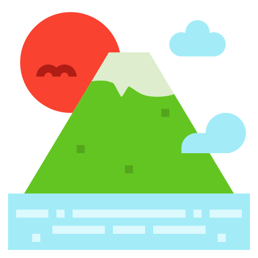 Fuji mountain Linector Flat icon