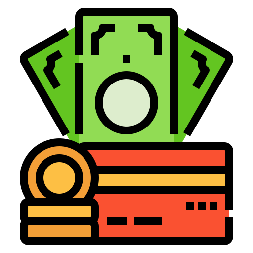 Деньги Linector Lineal Color иконка