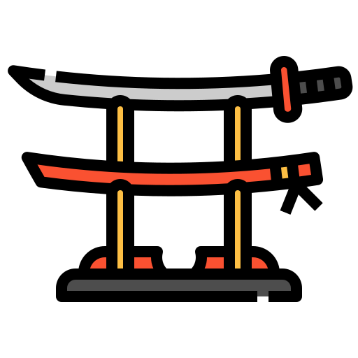 katana Linector Lineal Color icono
