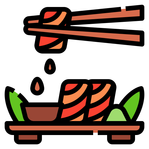 Sashimi Linector Lineal Color icon