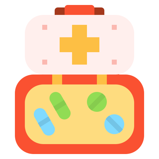 caja de medicina Linector Flat icono