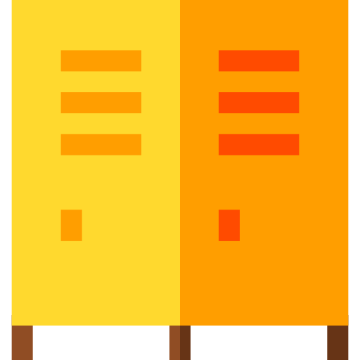 casilleros Basic Straight Flat icono