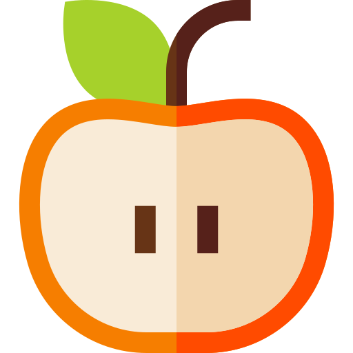 りんご Basic Straight Flat icon