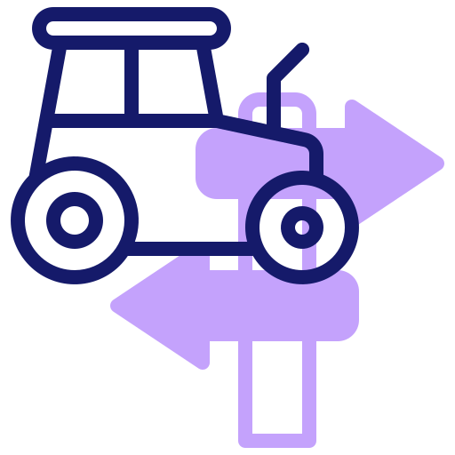 traktor Inipagistudio Lineal Color icon