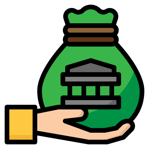 Loan mynamepong Lineal Color icon