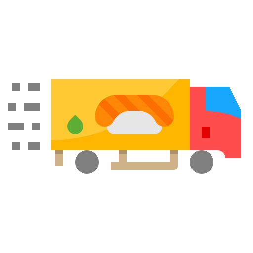 Food delivery mynamepong Flat icon