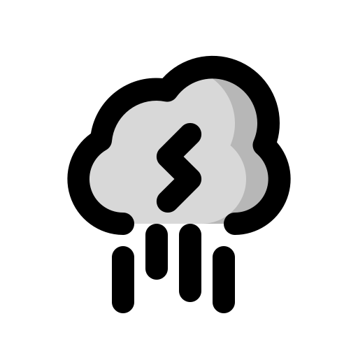 雲 Generic Outline Color icon