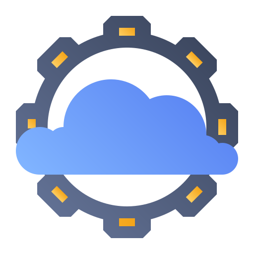 servicio de almacenamiento en la nube Generic Flat Gradient icono