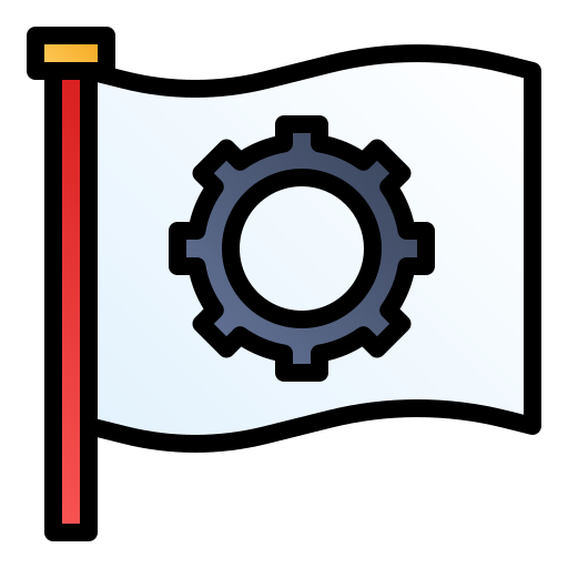 vlag Generic Lineal Color Gradient icoon