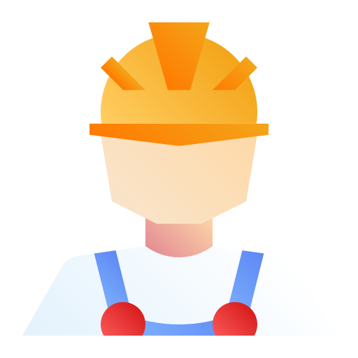Worker Generic Flat Gradient icon