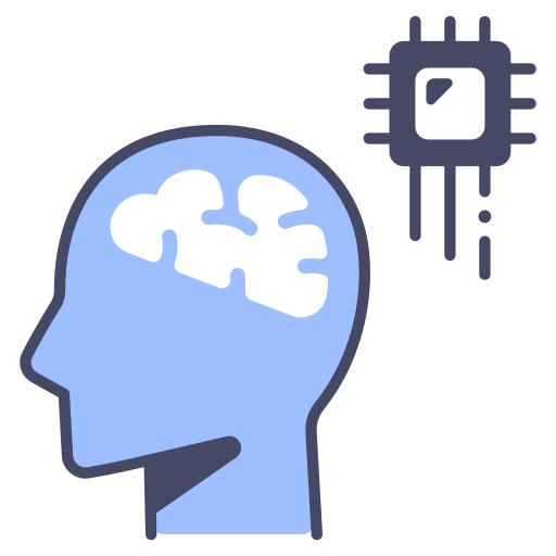 Brain MaxIcons Lineal color icon
