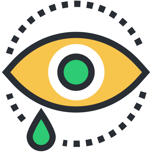 Eye drop Generic Outline Color icon
