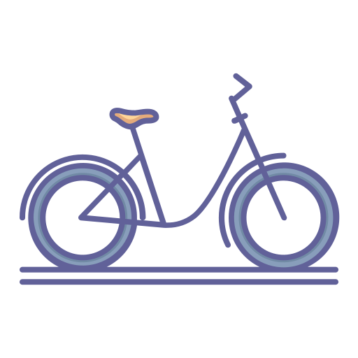 自転車 Generic Outline Color icon