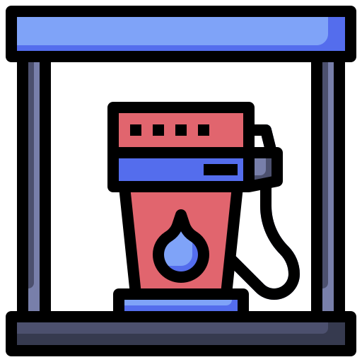gasolinera Generic Outline Color icono