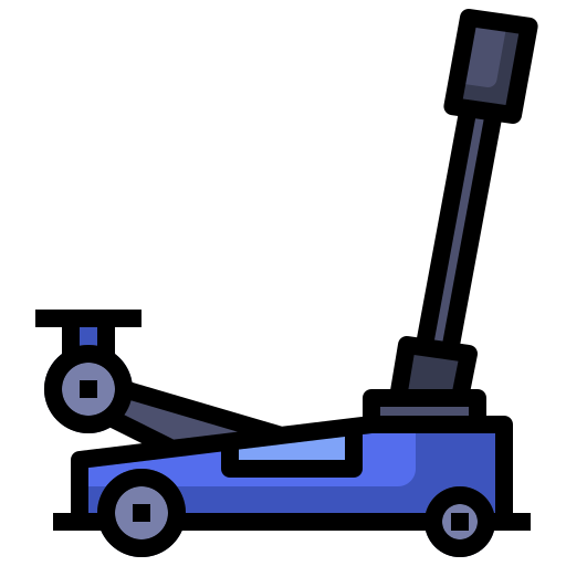 Hydraulic jack Generic Outline Color icon