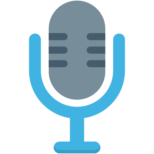 mikrofon Creative Stall Premium Flat icon