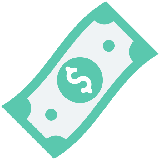 banknoten Creative Stall Premium Flat icon
