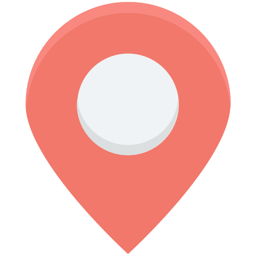 pin de mapa Creative Stall Premium Flat icono