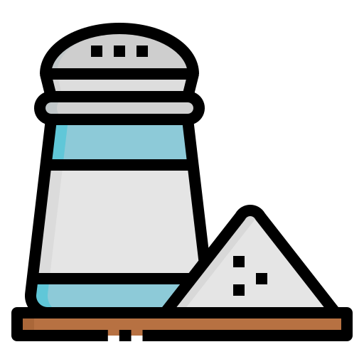 Salt Generic Outline Color icon