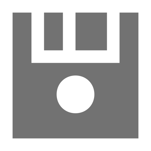 Floppy disc Generic Grey icon