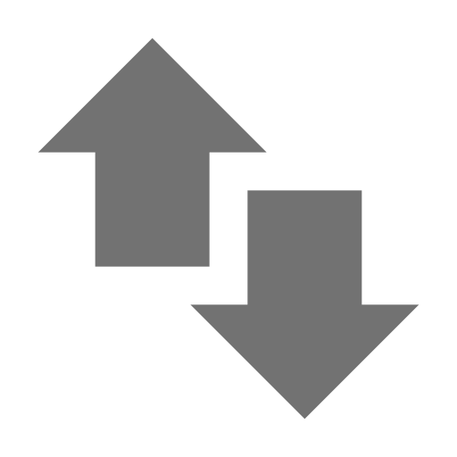 flecha arriba y abajo Generic Grey icono