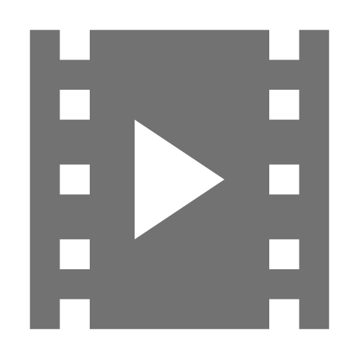 ビデオストリップ Generic Grey icon