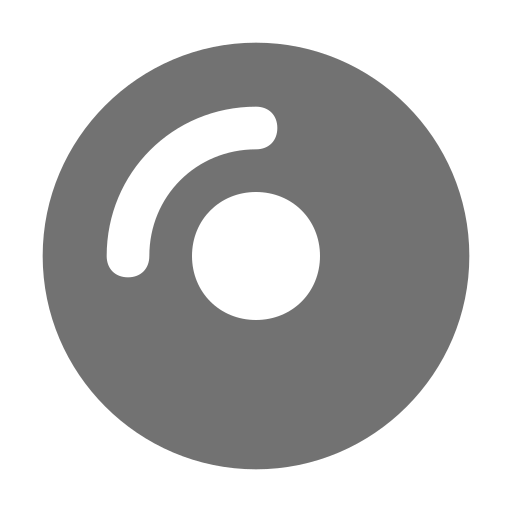 Compact disk Generic Grey icon