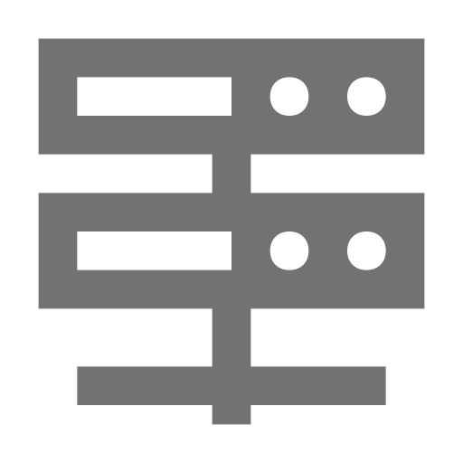 サーバ Generic Grey icon