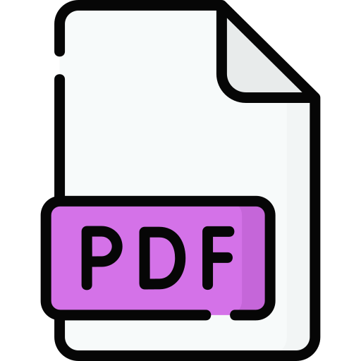 pdf Special Lineal color icono