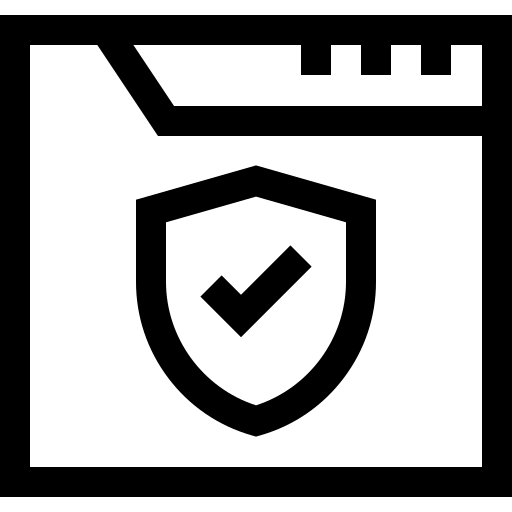 ochrona Basic Straight Lineal ikona